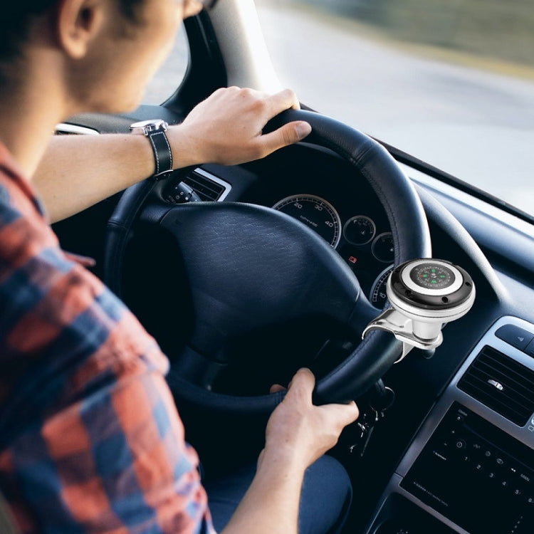 Car Steering Wheel Booster Ball Assist With Compass(B Model Black) - Steering Wheel Accessories by PMC TechLife | Online Shopping South Africa | PMC TechLife | Buy Now Pay Later Mobicred