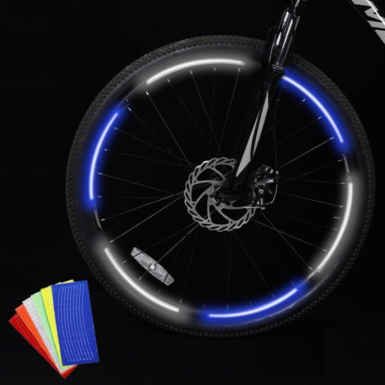10pcs Reflective Stickers For Bicycle Rims Riding Equipment Accessories(Green) - Decorative Accessories by PMC TechLife | Online Shopping South Africa | PMC TechLife | Buy Now Pay Later Mobicred