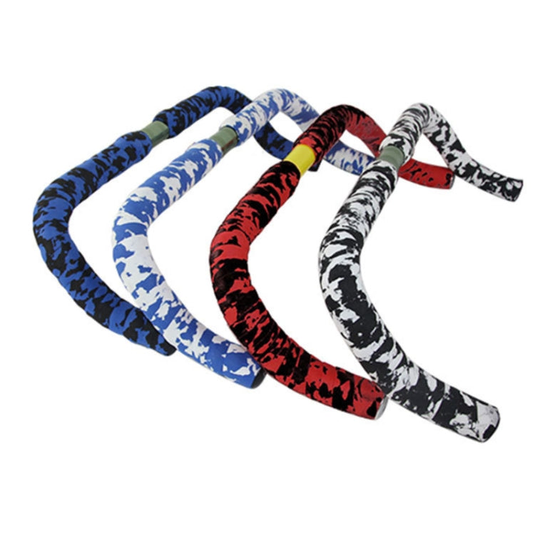 Camouflage Bicycle Curved Handlebar Straps(Pure Black) - Decorative Accessories by PMC TechLife | Online Shopping South Africa | PMC TechLife | Buy Now Pay Later Mobicred