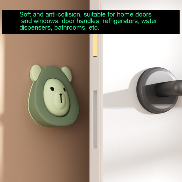 Cartoon Silicone Door Stopper Anti-Collision Door Blocker(Green) - Crash Pads by PMC TechLife | Online Shopping South Africa | PMC TechLife | Buy Now Pay Later Mobicred