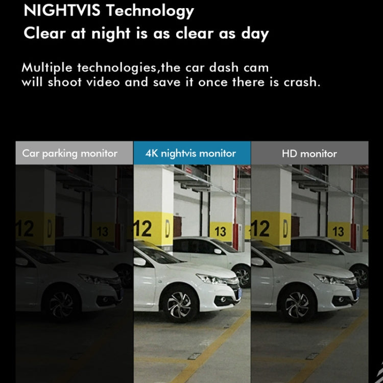 Anytek Q3 4K Driving Recorder WiFi Dual Record Night Vision Sensor Mobile Detection Recorder - free shipping - PMC TechLife - Order now!