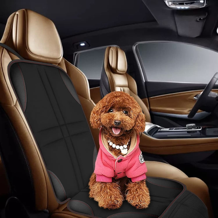 2pcs Child Car Seat Protector Non-Slip Base Material + Waterproof 600D Fabric(Black Line) - free shipping - PMC TechLife - Order now!