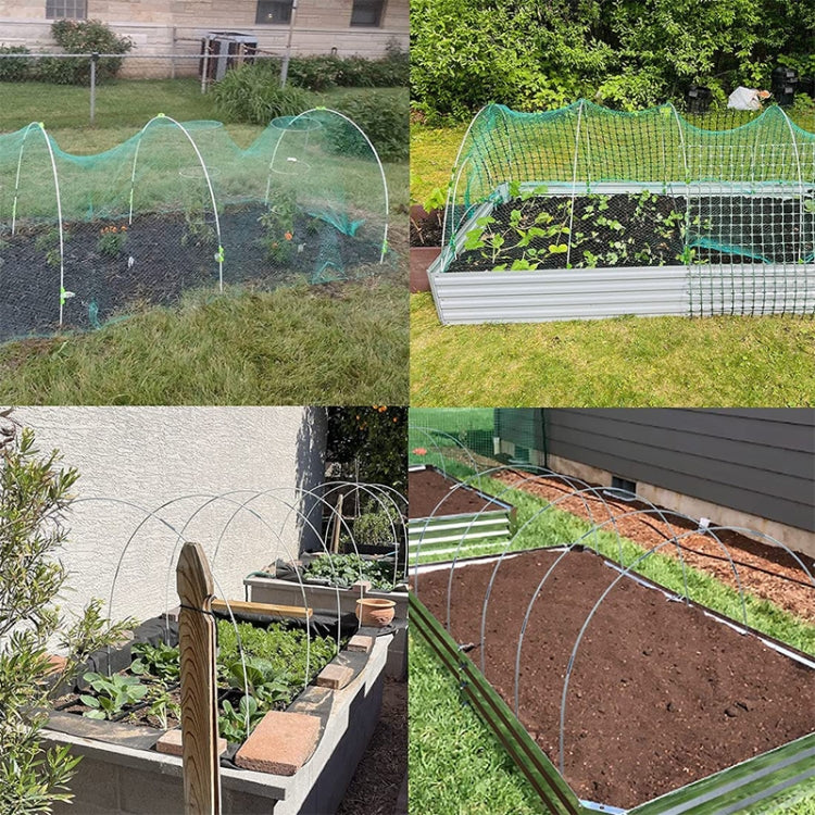 Garden Arch Greenhouse Hoops Rustproof Steel Tunnel Hoop Frame Plant Support, Speci: L 5 Rods 10 Arches - Plant Support & Care by PMC TechLife | Online Shopping South Africa | PMC TechLife | Buy Now Pay Later Mobicred