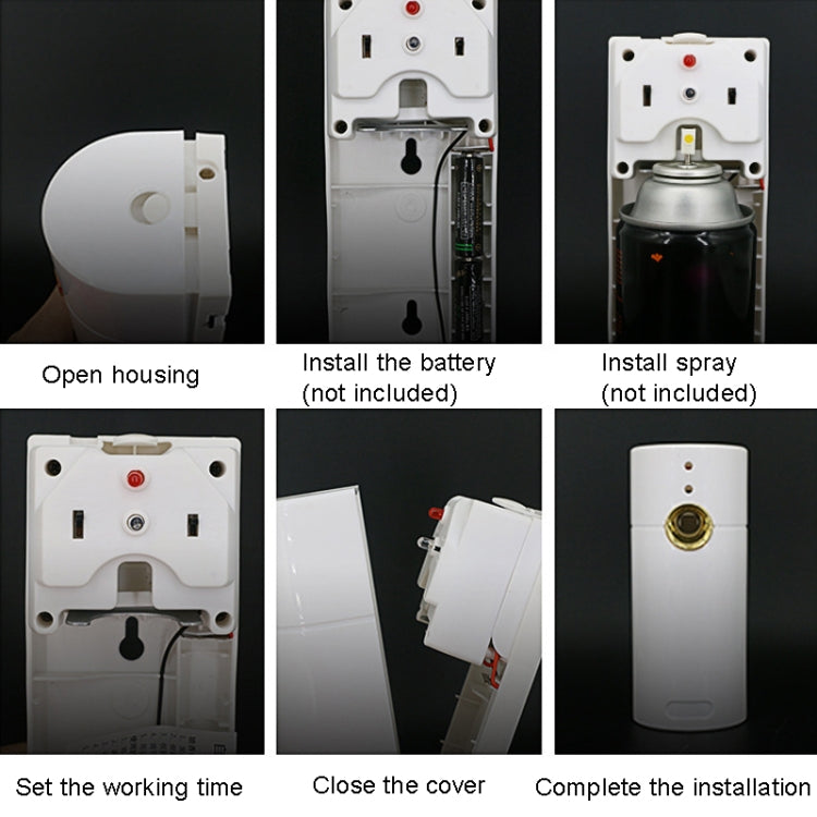 Light Sensitive Automatic Spraying Machine Toilet Fragrance Aromatherapy(White) - free shipping - PMC TechLife - Order now!
