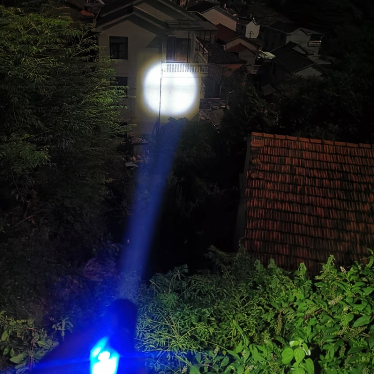 XHP50 Lamp Bead Super Bright LED Flashlight Telescopic Zoom Waterproof Torch With Lampshade - LED Flashlight by PMC TechLife | Online Shopping South Africa | PMC TechLife