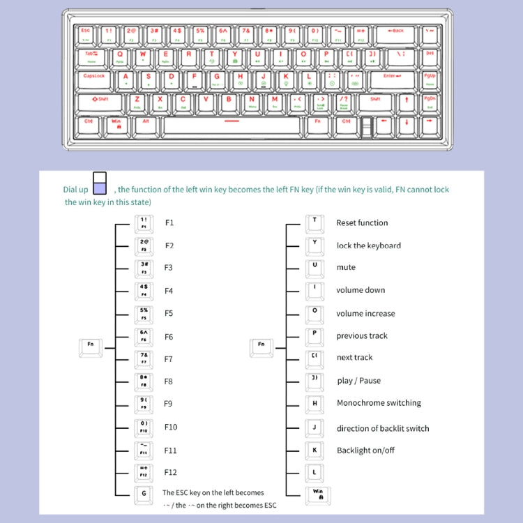 Hot Swap Shaft Wired RGB Back Light Customized Mechanical Keyboard Kit(Purple Transparent) - Other by PMC Jewellery | Online Shopping South Africa | PMC Jewellery | Buy Now Pay Later Mobicred