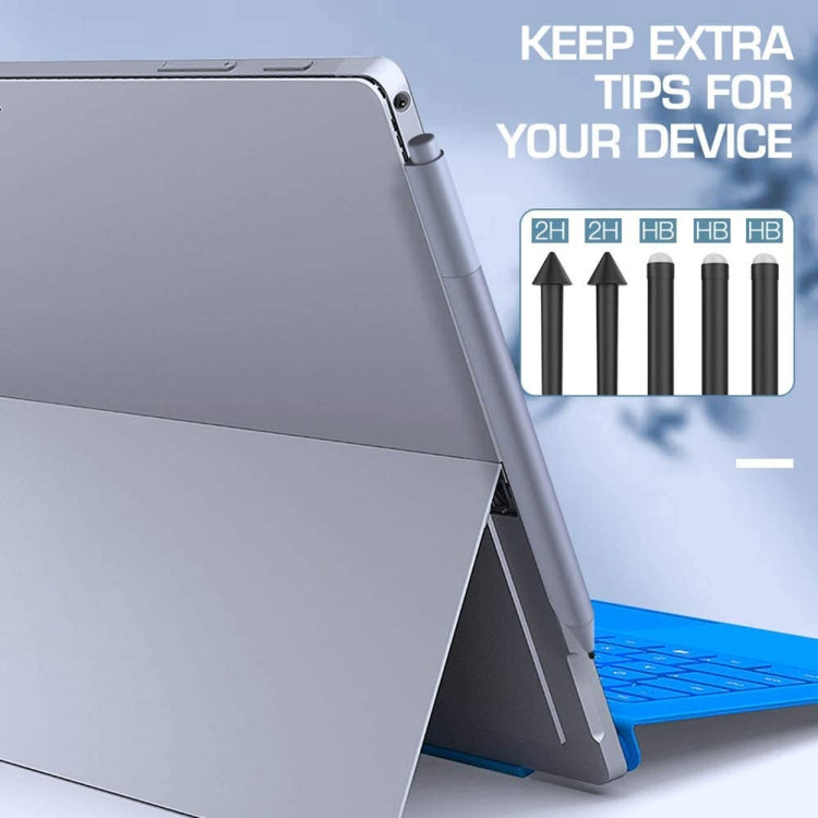 For Microsoft Surface Pro 4/5/6/7/Book /Pro X 2pcs 2H+3pcs HB Pen Nib Refill - Pencil Accessories by PMC TechLife | Online Shopping South Africa | PMC TechLife