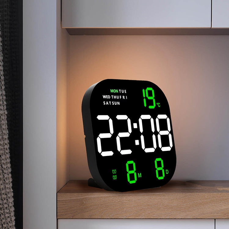 6633 LED Screen Digital Display Timing Desktop Alarm Clock Living Room Hanging Clock(Orange Light) - Wall Clock by PMc TechLife | Online Shopping South Africa | PMc TechLife | Buy Now Pay Later Mobicred