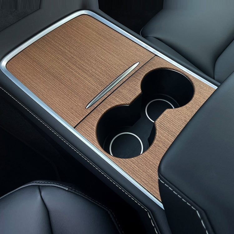 For Tesla Model3/Y Central Control Panel Modification Anti-Scratch Protective Sticker(Carbon Fiber Matte) - Car Interior Mouldings by PMC TechLife | Online Shopping South Africa | PMC TechLife | Buy Now Pay Later Mobicred