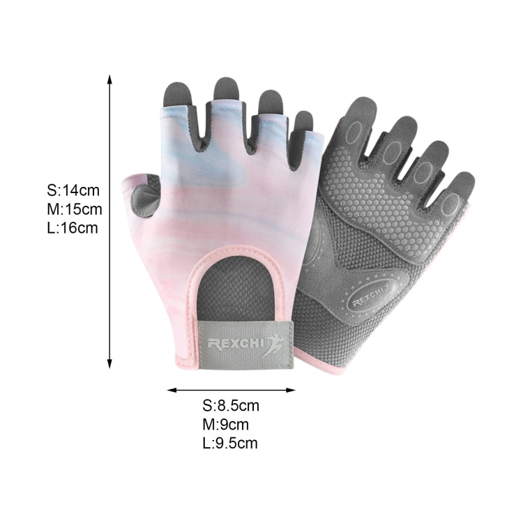 Yoga Sports Gloves Non-slip Shock-absorbing Half-finger Anti-cocoon Gloves, Size: S(Arctic Gray) - Safety Gloves by PMC TechLife | Online Shopping South Africa | PMC TechLife | Buy Now Pay Later Mobicred