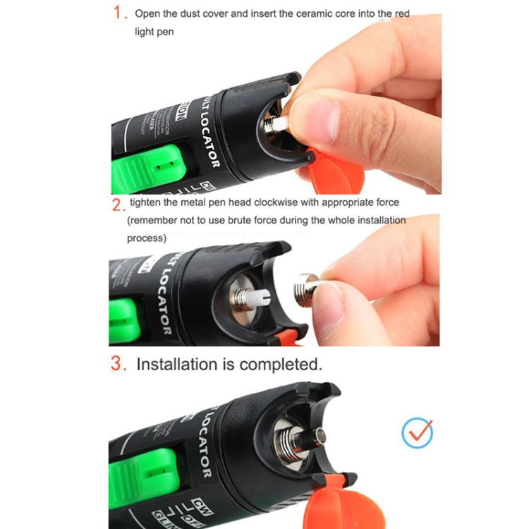 10pcs Metal Head Connector Replacement Parts For Fiber Optic Visual Fault Locator - Adapter by PMC TechLife | Online Shopping South Africa | PMC TechLife