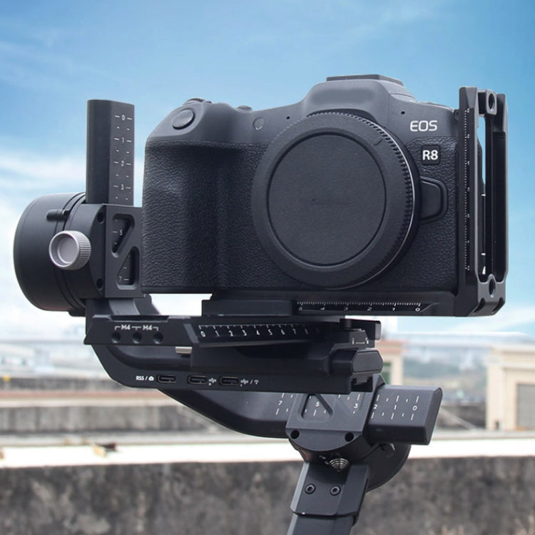 Universal Camera L Shape Bracket Quick Release Plate for Camera RSC2 / RS3 Stabilizers, Spec: L-440 Red - L-Bracket by PMC TechLife | Online Shopping South Africa | PMC TechLife | Buy Now Pay Later Mobicred