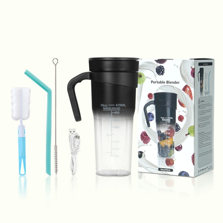 Portable Mini Electrical Extractors USB Charging Multifunctional Juicer(Black) - free shipping - PMC TechLife - Order now!