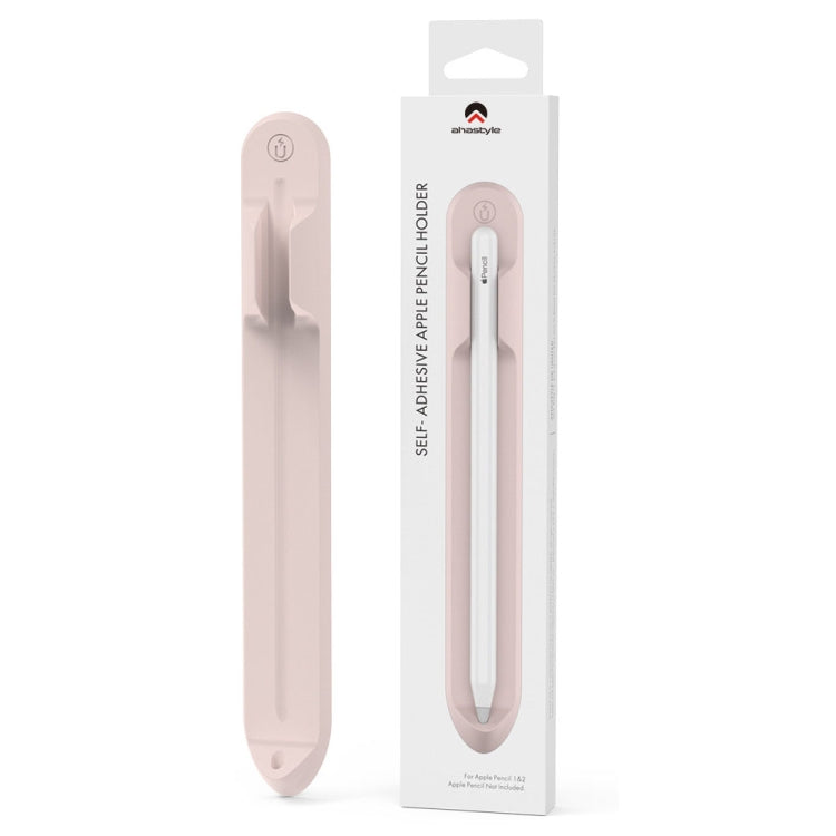 AhaStyle PT112 For Apple Pencil 1 / 2 Handwritten Pen Silicone Storage Groove Magnetic Silicone Pen Holder(Black) - free shipping - PMC Jewellery - Order now!