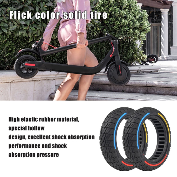 10 x 2.5-7 Inch Colorful Flick Off-Road Honeycomb Tires For Xiaomi Scooter 4 / 4 Pro(Yellow) - Accessories & Parts by PMc TechLife | Online Shopping South Africa | PMc TechLife | Buy Now Pay Later Mobicred