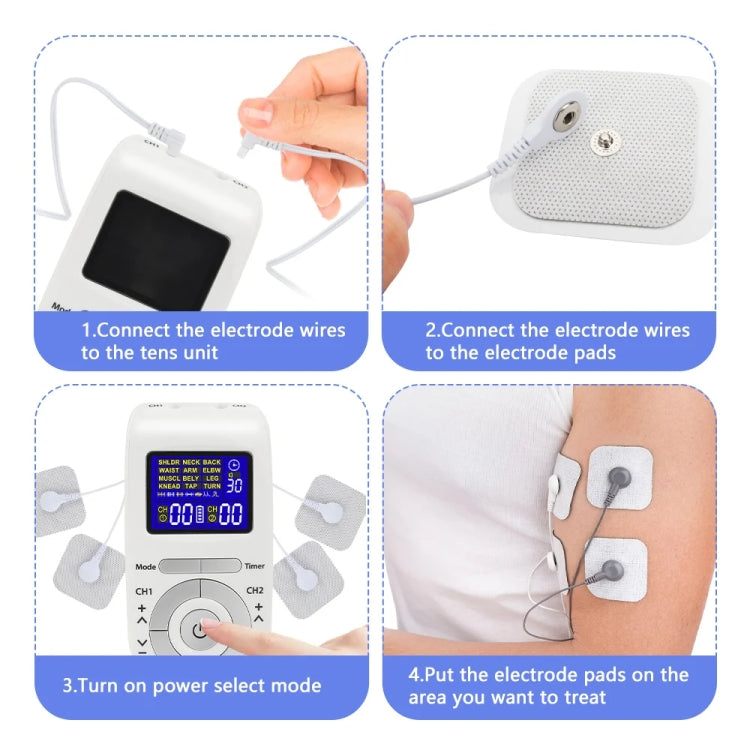 12 Modes TENS Machine Low Frequency Pulse Physiotherapy Device for Pain Relief HH-8812 - Massage & Relaxation by PMC TechLife | Online Shopping South Africa | PMC TechLife