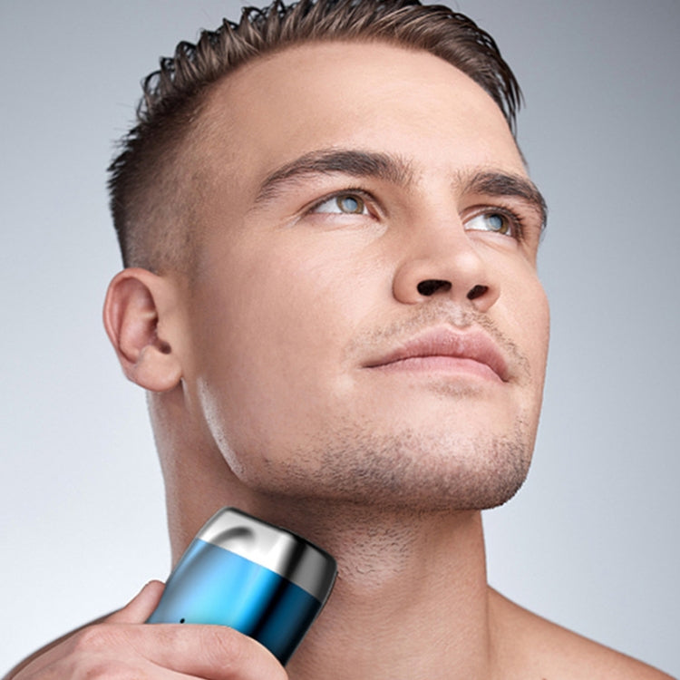 Double-head Mini Magnetic Shaver Portable Men Electric Shaver(Royal Blue) - Electric Shavers by PMC TechLife | Online Shopping South Africa | PMC TechLife | Buy Now Pay Later Mobicred