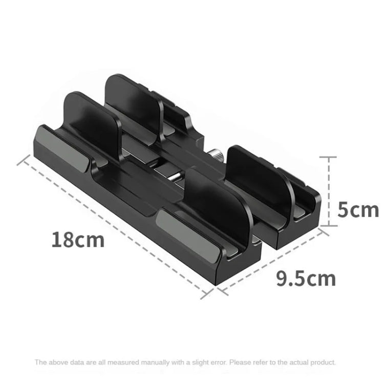 Dual-Purpose Laptop Vertical Stand Storage Rack Desktop Heightening Cooling Base(White) - Laptop Stand by PMC Jewellery | Online Shopping South Africa | PMC Jewellery | Buy Now Pay Later Mobicred