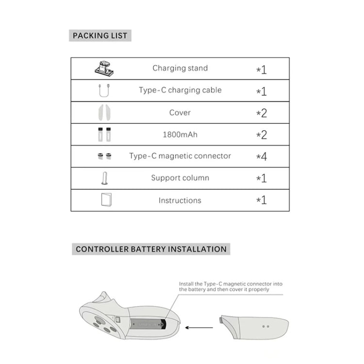 For Meta Quest 3 Headset Charging Base with Dazzle Lights VR Grip Charging Stand(White) - VR Accessories by PMC TechLife | Online Shopping South Africa | PMC TechLife | Buy Now Pay Later Mobicred