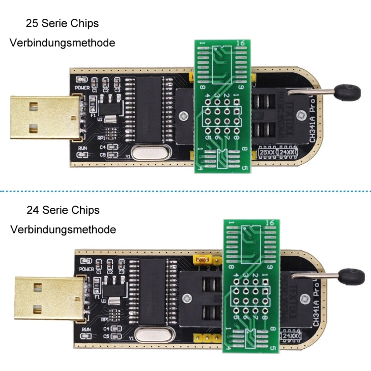 Test Clip With 1 Board+CH341A Programmer Module USB Motherboard Routing Liquid Crystals Disassembly Free SOP8 Test Tool - MCU Tools by PMC TechLife | Online Shopping South Africa | PMC TechLife