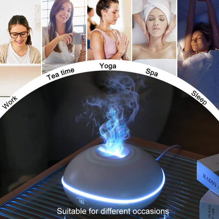 SD13 200ML Car USB Flame Aromatherapy Diffuser Home LED Night Light Silent Mist Humidifier(Black) - free shipping - PMC TechLife - Order now!