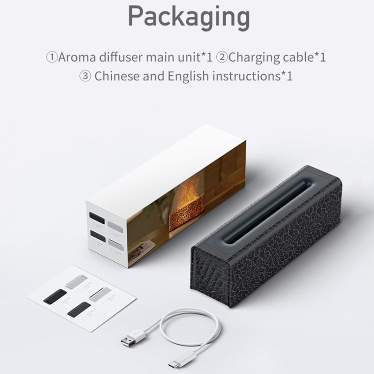 Lava Flame Aromatherapy Machine Air Atomizing Humidifier With Colorful Light, Model: DQ711 Pro Black - free shipping - PMC TechLife - Order now!