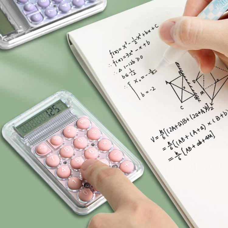 Small Silent Simple Calculator Mini Candy Dormitory Student Office Exam Tool(Green) - free shipping - PMc TechLife - Order now!