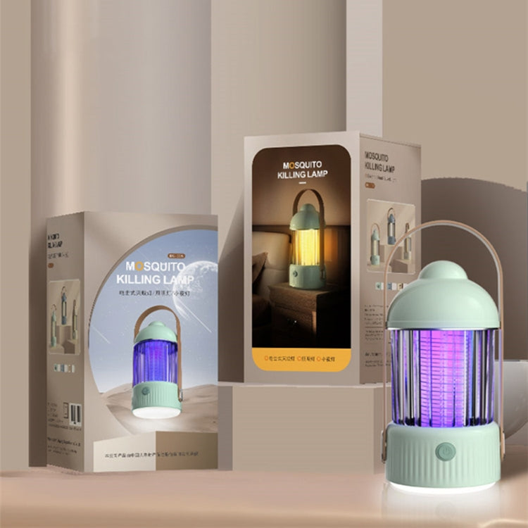 Electric Shock Type Home Night Light Mosquito Killer Outdoor Camping Lamp, Spec: 2000 mAh(Green) - Repellents by PMC TechLife | Online Shopping South Africa | PMC TechLife | Buy Now Pay Later Mobicred