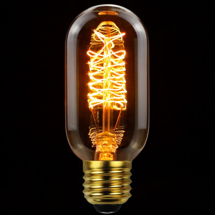 4pcs /Box T45 LED Lamp Fixture Illuminator Vintage Lights, Power: 220V 40W(Spiral Gold) - free shipping - PMc TechLife - Order now!