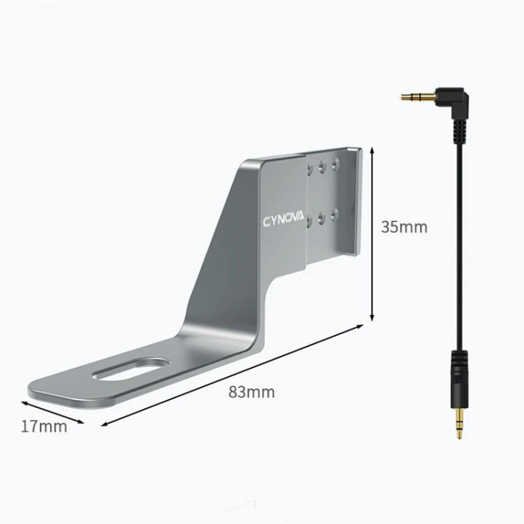 For Insta360 X4 / X3 / One X2 CYNOVA Cold Shoe Expansion RODE Wireless GO Microphone - Others by CYNOVA | Online Shopping South Africa | PMC TechLife | Buy Now Pay Later Mobicred