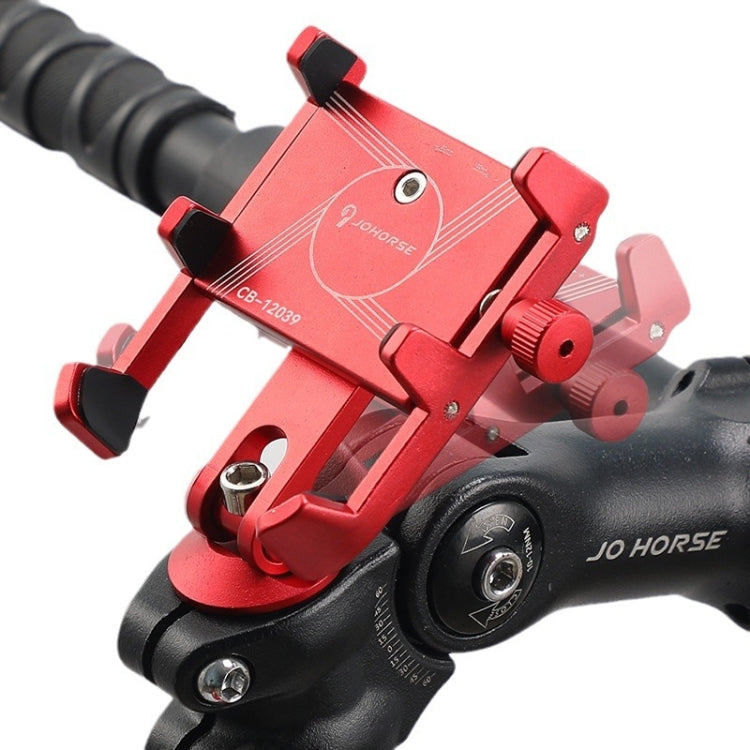 JOHORSE Bicycle Shockproof Mobile Phone Holder Motorcycle Riding Equipment, Color: Stem Black - Holders by JOHORSE | Online Shopping South Africa | PMC TechLife | Buy Now Pay Later Mobicred