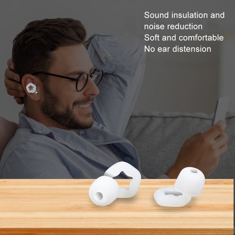 3pairs /Set Sleep Anti-noise Soundproof Earplugs Noise Reducing Swimming Silicone Earplugs(White) - free shipping - PMC TechLife - Order now!