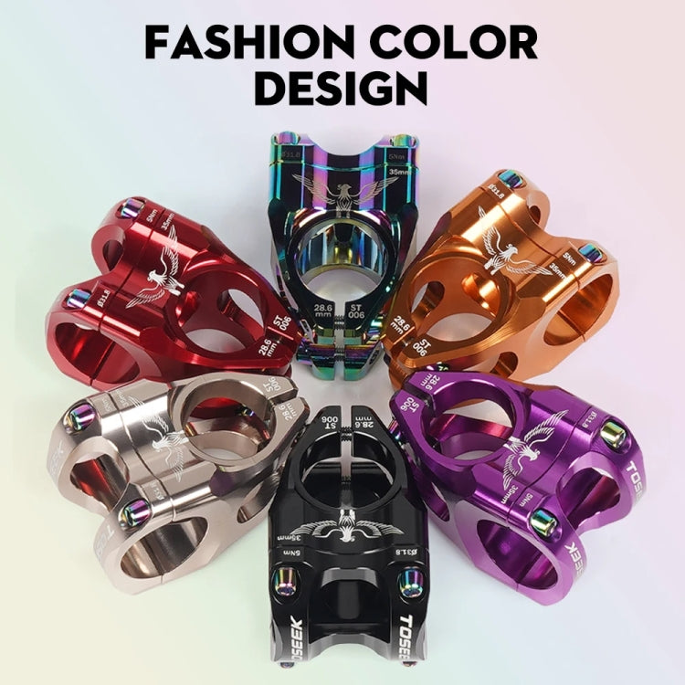 TOSEEK 35mm Aluminum Alloy Stem Bicycle Modification Accessories, Color: Orange - free shipping - PMC TechLife - Order now!