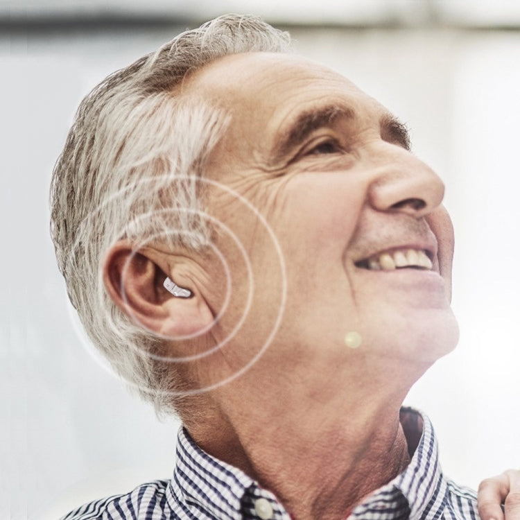 1pair Invisible In-Ear Hearing Aid Sound Amplifier For The Elderly And Hearing Impaired(Red and Blue) - Hearing Aids by PMC Jewellery | Online Shopping South Africa | PMC Jewellery | Buy Now Pay Later Mobicred