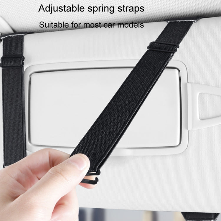 Multi-functional Car Sunshade Sunglasses ID Ticket Storage Bag Car Sun Visor Eyeglasses Case(Pink) - Stowing Tidying by PMC TechLife | Online Shopping South Africa | PMC TechLife | Buy Now Pay Later Mobicred