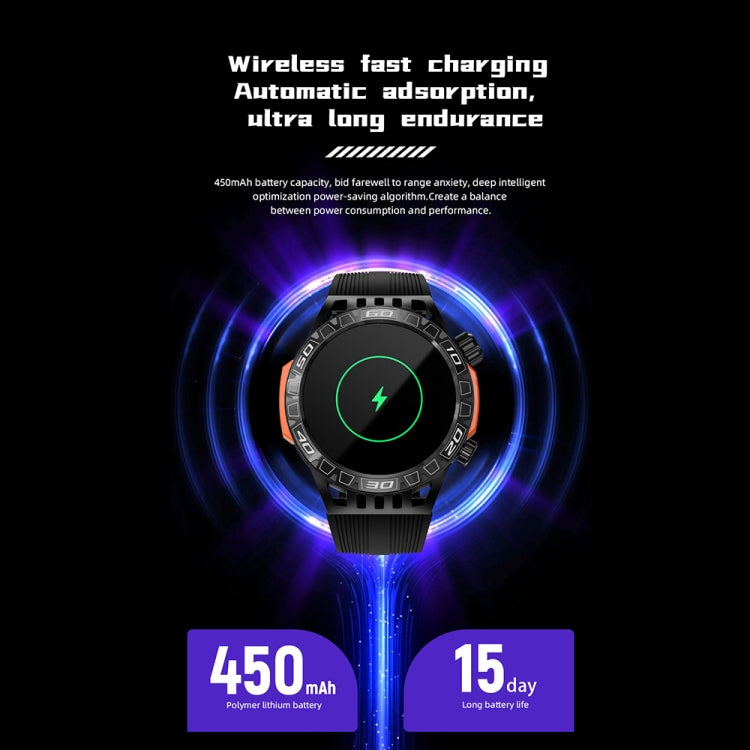 LOKMAT ZEUS6 PRO 1.46-Inch IP68 Waterproof SOS Flashlight Bluetooth Smart Watch(Blue) - free shipping - PMC TechLife - Order now!
