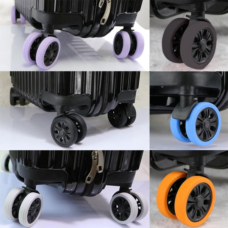 8pcs /Set Luggage Wheel Silicone Protective Cover Swivel Chair Wheel Sound Reducing Cover, Size: Small 4-5cm Wheels(Purple Mixed Blue) - Accessories by PMC TechLife | Online Shopping South Africa | PMC TechLife | Buy Now Pay Later Mobicred