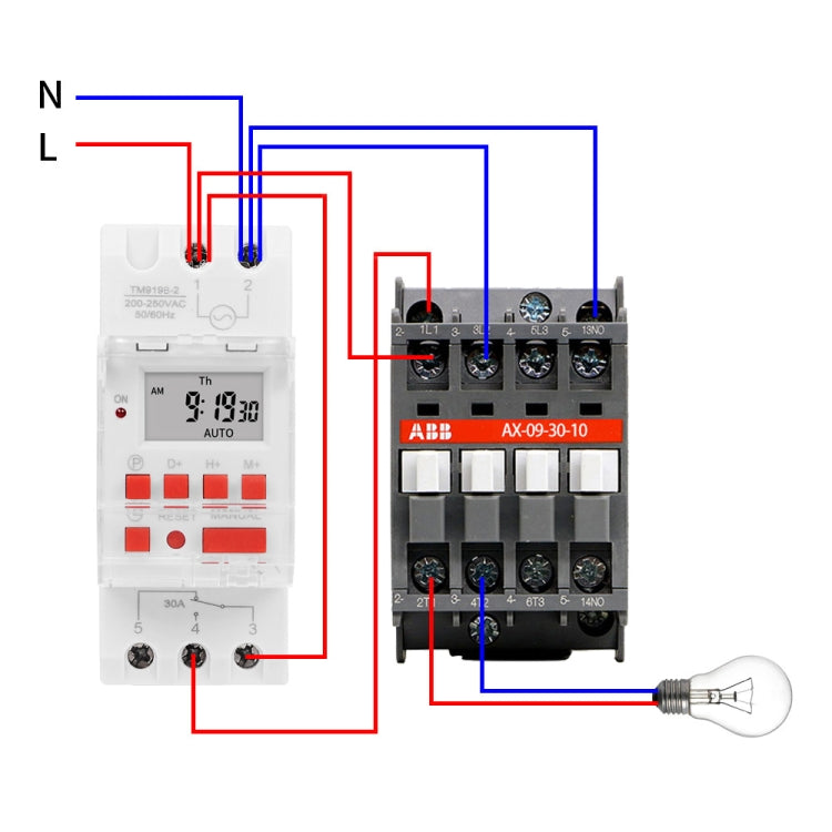 SINOTIMER TM919B-4 12V 30A Programmable Digital Timer Switch Automatic Cycle Timing Controller - Switch by SINOTIMER | Online Shopping South Africa | PMC TechLife | Buy Now Pay Later Mobicred