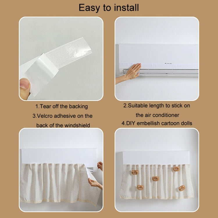 Air Conditioner Windshield Anti-Direct Blow Baby Windshield Curtain Dust Cover, Model: Vertical No Cartoon - free shipping - PMC TechLife - Order now!