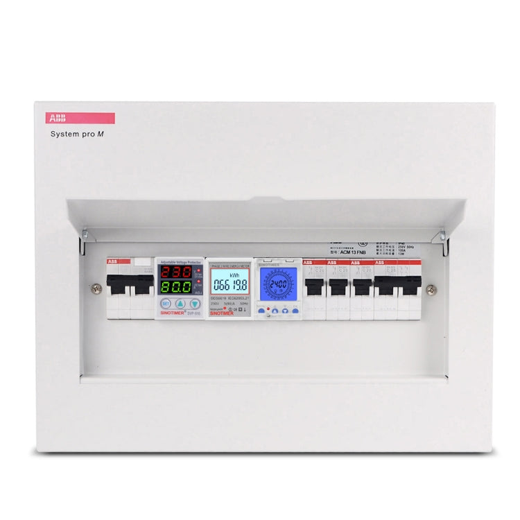 SINOTIMER TM929AKL 85-265V 16A 24hrs Digital Analogue Din Module Time Switch With Backlight - Switch by SINOTIMER | Online Shopping South Africa | PMC TechLife | Buy Now Pay Later Mobicred