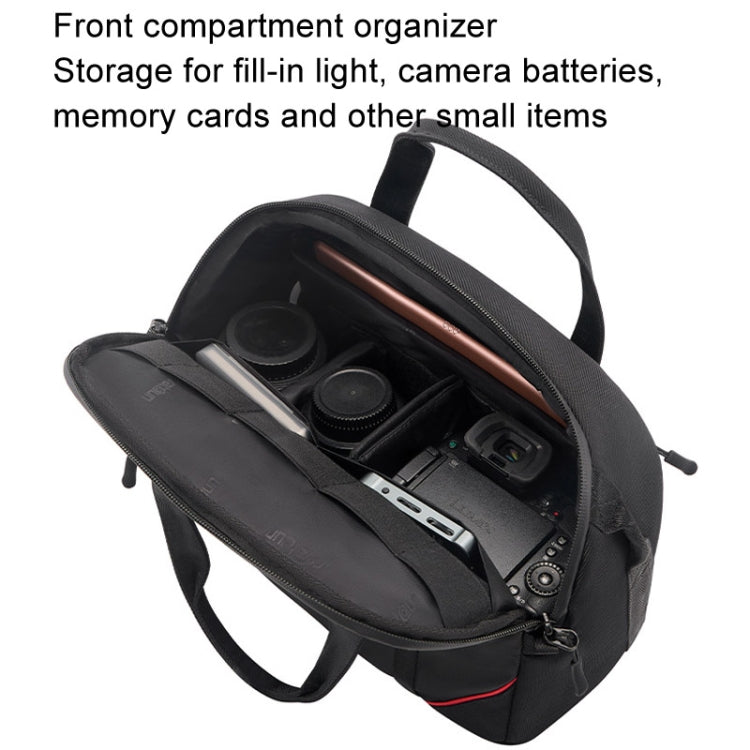 Cwatcun D109 Portable Casual Waterproof Multi-Function Camera Storage Photography Bag, Color: Small Black - free shipping - PMC TechLife - Order now!