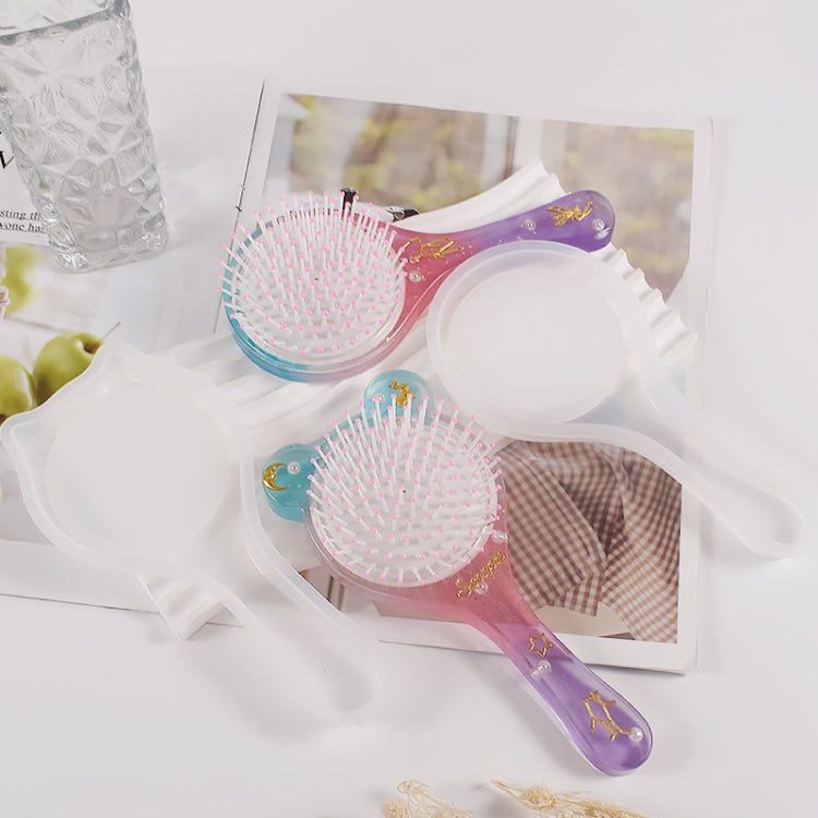 Air Cushion Comb Set Silicone Mold DIY Epoxy Resin Craft Making Mold, Spec: Heart Shape 006 - free shipping - PMc TechLife - Order now!