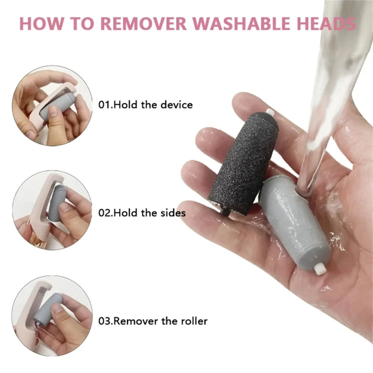 Electric Foot Grinder Rechargeable Callus Remover Foot Care Tool(Gray Head) - Grinding Tools & Accessories by PMC Jewellery | Online Shopping South Africa | PMC Jewellery | Buy Now Pay Later Mobicred
