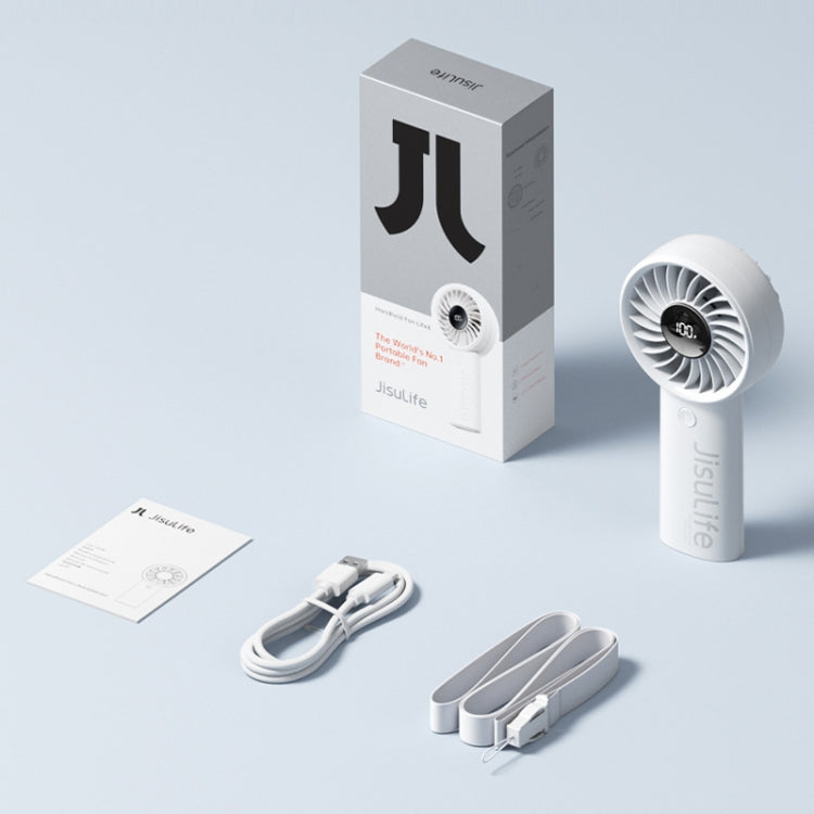 JisuLife Life4 Handheld Portable Small Rechargeable Fan, Battery Capacity: 3600mAh Black - free shipping - PMC Jewellery - Order now!