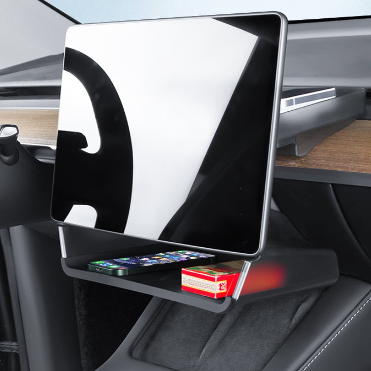 For 2024 Tesla Model 3 Screen Storage Box, Color: Translucent Black + Black - free shipping - PMC Jewellery - Order now!
