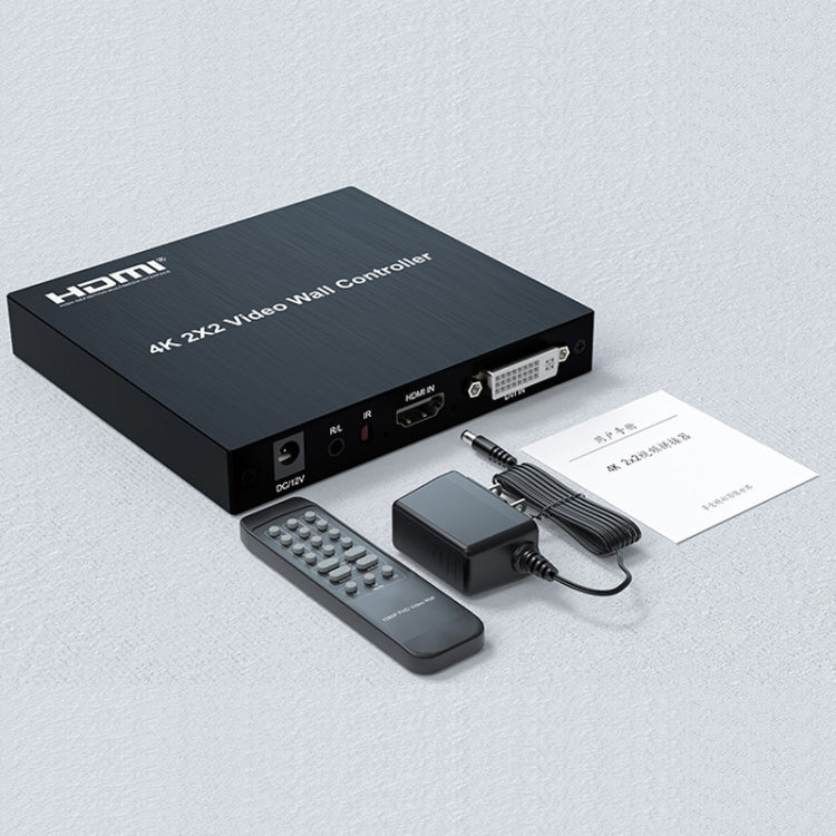 4K 2x2 HDMI Video HD Splice Support HDMI / DVI Input 4CH HDMI Output US Plug - Splitter by PMC Jewellery | Online Shopping South Africa | PMC Jewellery | Buy Now Pay Later Mobicred