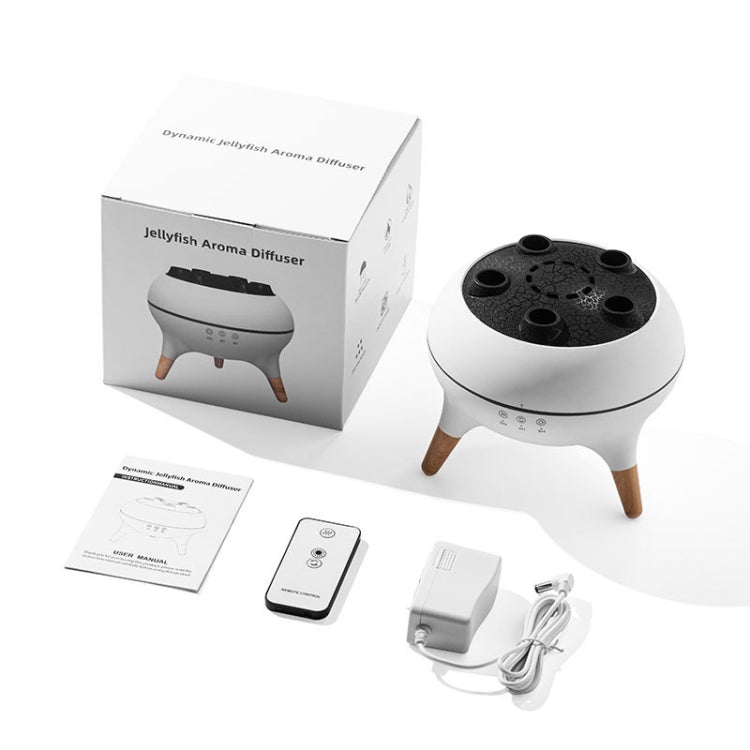 Dynamic Multi-Spray Aromatherapy Diffuser With Colorful Lights Remote Control Humidifier US Plug(V80 Spit Circle Upgrade Model) - free shipping - PMC TechLife - Order now!
