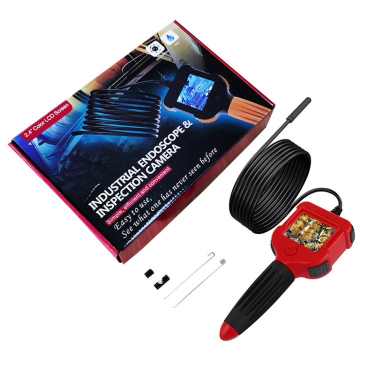 2.4 inch Screen Fuel Tank Inspection Night Vision 8mm Endoscope, Length: 5m Hard Wire - by PMC Jewellery | Online Shopping South Africa | PMC Jewellery | Buy Now Pay Later Mobicred