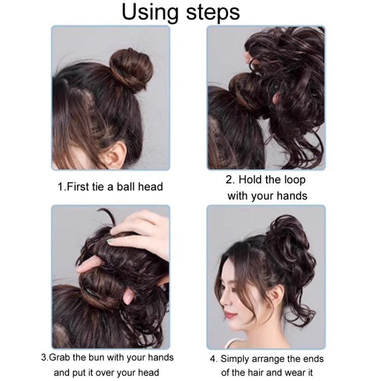 Lazy Long Beard Ball-Head Chicken Nest Wig Photography Coiffure Ribbed Hair bundle(Dark Brown) - free shipping - PMC TechLife - Order now!