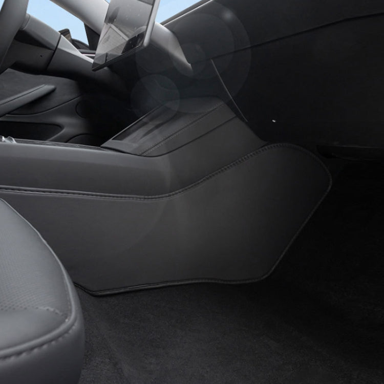 For Tesla Center Console Side Anti-kick Protective Pad, Style: For 2017-2023 Model 3 Center Console Sides Leather - free shipping - PMC Jewellery - Order now!